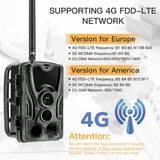 Suntekcam 4G Hunting Trail Cam FTP SMTP MMS 20MP 1080P HC801LTE Wireless Cellular Wildlife Cameras  0.3s  Hunting Cam IP65