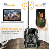 4G Hunting Trail Camera MMS 20MP 1080P telecamere Wireless per animali selvatici cellulari 0.3s telecamera di sorveglianza