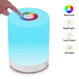 LED Hand Lift Touch Dimmable RGB Color Changing LED Night Light Touch Control Bedside Table Lamp