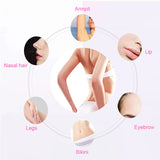 New Electric Epilator USB Cordless Rechargeable Women Shaver Facial Hair Removal  Bikini Trimmer Can Be Used All Over The Body