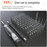 130-in-1 Combination Screwdriver Tool Kit Multi-purpose Mobile Phone Computer Home Appliance Repair Screw Driver Bits Set