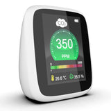 Gas Detector Analyzer Air Quality Monitor CO2 Meter Carbon Dioxide Detector Temperature Humidity Monitor CO2 Alarm Function