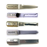 Professional Car Key Locksmith Tools  5pcs Power Key Combination Stainless Steel HU101 HU64 HU100 HON66  TOY43 Strong Key Tools