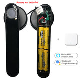 Bluetooth Lock TTLOCK Smart Home Door Lock Alexa Google home Biometric fingerprint lock Electric Handle Lock Wooden door