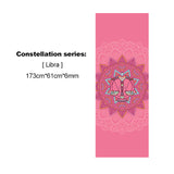 2021 New PVC Beautifully Constellation Printed Yoga Mat 6MM Beginner Non-slip Fitness Mat for Gym Home Travel Pad
