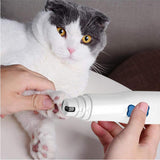 Battery Dog Nail Cliper Painless  Battery Grinders  Pet Nail Clippers Quiet Electric Dog Cat Paws Nail Grooming Trimmer Tools