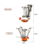 Portable Mini Gas Stove Ultralight Picnic Furnace Cooker  3000w Outdoor Camping Cooking Burner Gas Burner Camping Gear