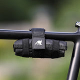 Rhinowalk Bicycle Bag Top Front Tube Frame Bag Burrito Pack Pouch Tool Bag Cycling Accessories Black MTB Bike Rear Tool Kits