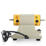 220V/110V 350W Stone Polishing Machine DIY Woodworking Jade Jewelry Dental Bench Lathe Machine Grinding Machine Sanding Tools
