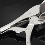 10 inch Heavy duty Locking Pliers wrench Adjustable Flat Head Grip Vise for Wood Locator welding clamp Clips repair hand tools