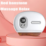 Electric Scraping Board Red Bian Stone Hot Compress High Frequency Vibration Scraping Massage Instrument Red Light Irradiation
