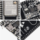 6PCS ESP32-DevKitC Core Board ESP32 Development Board ESP32-WROOM-32U Wireless WiFi Development Board for Arduino