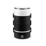 220V 4 Layers Electric Heating Pot Mini Rice Cooker 2.65L Household Electric Lunch Meals Heating Box With Stainless Steel Inner