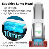 Sapphire Ice Point Laser Epilator For Women Intelligent Skin Color Sensing HR SR Laser Hair Removal Machine Electric Epilator