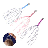 Head Relax Massager Head Hair Held Scalp Neck Equipment Stress Release Relax Massager Physician Steel Ball Massager