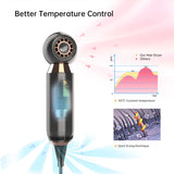 Amazon Hot Bladeless Hair Dryer Powerful Fast Hairdryer Blow Dryer Mini Compact Lightweight Home Travel