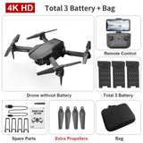 Mini Drone 4K HD  Dual Camera Aerial Photography FPV Wifi Folding Portable Quadcopter Remote Control Real Time Transmission