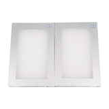 2Pcs A4 Screen Printing Aluminum Frame Stretched 120T Silk Screen Polyester Screen for Printed Circuit Board
