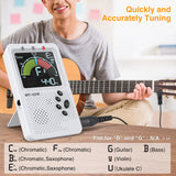 3 in 1 Digital Guitar Tuner Pickup Clip Metronome Tone Generator Guitar Tuner Clip On LED Display Tuning Metronome Tuner Tone