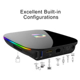 TV Box Android 9.0 Quad Core 6K H.265 HDR 2.4GHz Wifi Support Google Player Youtube IPTV Set Smart Top Box EU Plug
