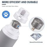 2 speed Electric Dog Nail Clippers Rechargeable Pet Quiet Cat Paws Nail Grooming Trimmer Tools Pet Nail Grinders