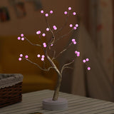 LED night light bonsai tree light sky full of stars lighting holiday lights home party wedding interior decoration night light