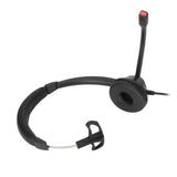 Single Ear Telephone Headset Noise Reduction Volume Adjustment Mute USB Business Headphone with Mic for Home Office Call Center