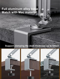 Suspension Magnetic iPad Stand Adjustable Tablet Holder For iPad Pro 11/12.9'' iPad Air Mini Aluminum Desk Clamping iPad Stand