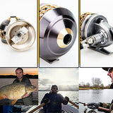 Metal Fishing Reel Spin Casting Sea Catapult Bow Hunting Outdoor Marine Sports Shooting Reel Accessories Tool Reel Fishing