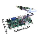 F19E VGA HDMI-compatible DVI LCD Controller Driver Board for 1600x900 17.3 Inch LP173WD1 LP173WD1 -TLA1 TLN4 WLED LVDS Panel