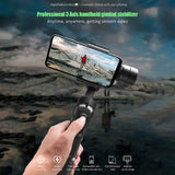 Handheld 3-Axis Gimbal Stabilizer Compatible With All Brands Of Smartphones for Vlog Youtuber Live Video Record with Spo