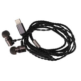 In-ear Monitor Earbuds 384kHz/32bit HiFi Stereo Type C Wired DAC Earphone with Mic for Musicians Audiophile Singers