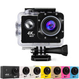 Sports Camcorder Ultra HD 4K /30fps Digital Cameras WiFi 2.0" 170 Underwater Waterproof Helmet WiFi Video Recording Cameras