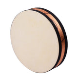 8/10 Inch Ocean Drum Wooden Handheld Sea Wave Drum Percussion Instrument Gentle Sea Sound Musical Toy Gift for Kids