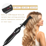 Hair Straightener Flat Irons Straightening Brush Hot Comb Hair Styler Corrugation Curling Iron Wet Dry Use Hair Curler Comb