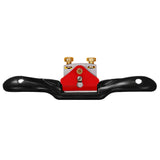 9Inch Adjustable Spokeshave with Flat Base Planer Cutting Edge Metal Blade Wood Working Hand Tool for Wood Craft Spoke Shave