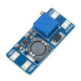 100pcs DC-DC Adjustable Boost Module 2A Boost Plate Step Up Module with MICRO USB 2V-24V to 5V 9V 12V 28V MT3608
