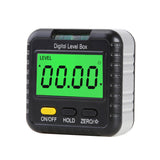 Digital Inclinometer 4*90°  Portable Angle Finder Mini Level and Bevel Gauge Level Box with LCD Display Screen Level Bubble