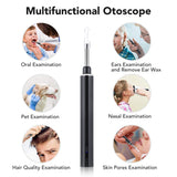 3.9mm Smart Wireless WIFI Visual Ear Pick 3 million HD Endoscope Otoscope LED Ear Wax Removal Tool Ear Scope Oral Inspection