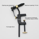 Fly Tying Classic Handy Vise Tool Safety Holding Hook Fishing Brass C-clamp Tying Vise With Steel Hardened Jaw