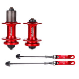 Dropship-BLOOKE Bicycle Hub 32Hole Disc Brake DT100 Front Rear Bike Hub with Quick Release Sleeve for MTB Road Bike