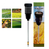 High-precision 2-in-1 PH Tester Acidity Meter Humidity Detector Flower Soil EC Soil Tester 3-8 PH for Garden Greenhouse