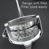 Manual Juice Squeezer Aluminum Alloy Hand Pressure Juicer Pomegranate Orange Lemon Sugar Cane Juice Kitchen Fruit Tool