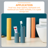 3pcs Travel Storage Box Portable Washing Cup Multi-purpose Toothbrush Case
