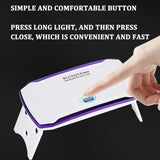 New Mini Foldable Nail Dryer UV LED Lamp Portable USB Curing All Gel Nail Polish 24W Nail Dryers 12 Lamp Beads