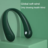 Portable Leafless Hanging Cooling Neck Fan USB Charging Outdoor Sports Flexible Neckband Mini Air Cooler