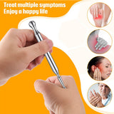 Stainless Steel Manual Acupuncture Pen Trigger Point Massager Deep Tissue Massage Tool For Body Meridian Pain Relief Health Care