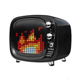 2022 NEW NEW NEW 2022 QI Portable Bluetooth Speaker Pixel Art Creation LED Light Sign Decorations Unique Gift For Girl Boy Gift