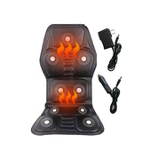Electric neck Massager Back massage Chair Cushion 9 motor Vibrator Home Car Office Lumbar Waist Pain Relief Seat Pad Relax Mat