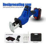 21V Cordless Reciprocating Saw Portable Adjustable Speed Chainsaw Wood Metal PVC Pipe Cutting Saw Power Tool Makita Battery